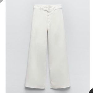 Zara straight marine jeans